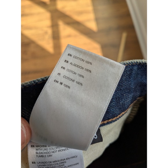 NWT John Elliott The Daze Nimbus Straight Leg Jeans Blue Made Japan Fits 34x32 - Picture 11 of 11